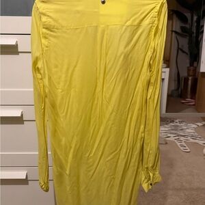 Diesel Yellow Button Down Shirt